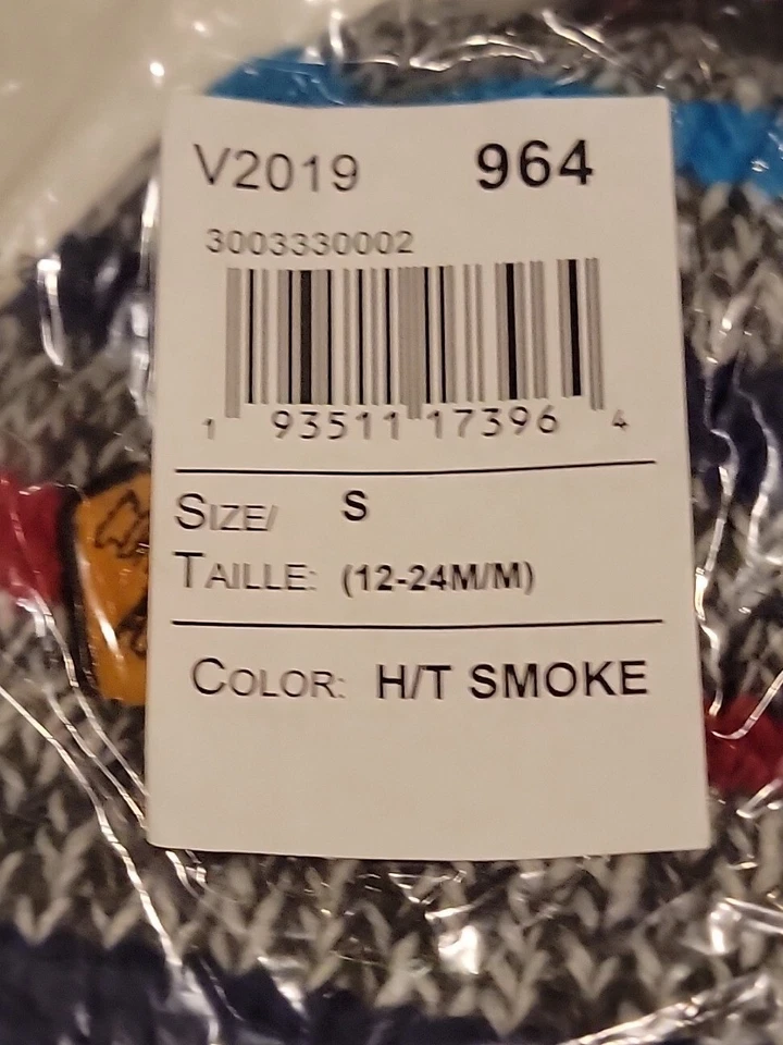 Juego de guantes gorro "Construcción" a rayas The Children's Place para niños pequeños Foto 3 de 4