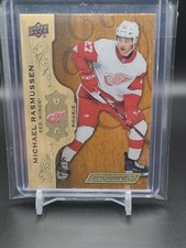 2018-19 UD Engrained Rookie Michael Rasmussen /299 Detroit Red Wings 