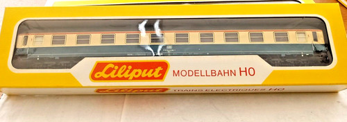 Liliput 894 04 HO Schnellzugwagen blau/beige DB 1. Kl. Aüm 43064-4  1:87 OVP | Zustand: Gebraucht