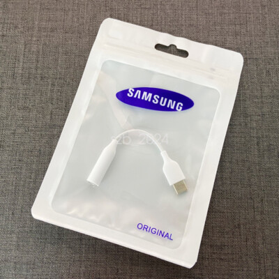 Original Samsung USB-C To 3.5mm Jack Aux Adapter Typ-c Audio Kopfhörer Kabel box
