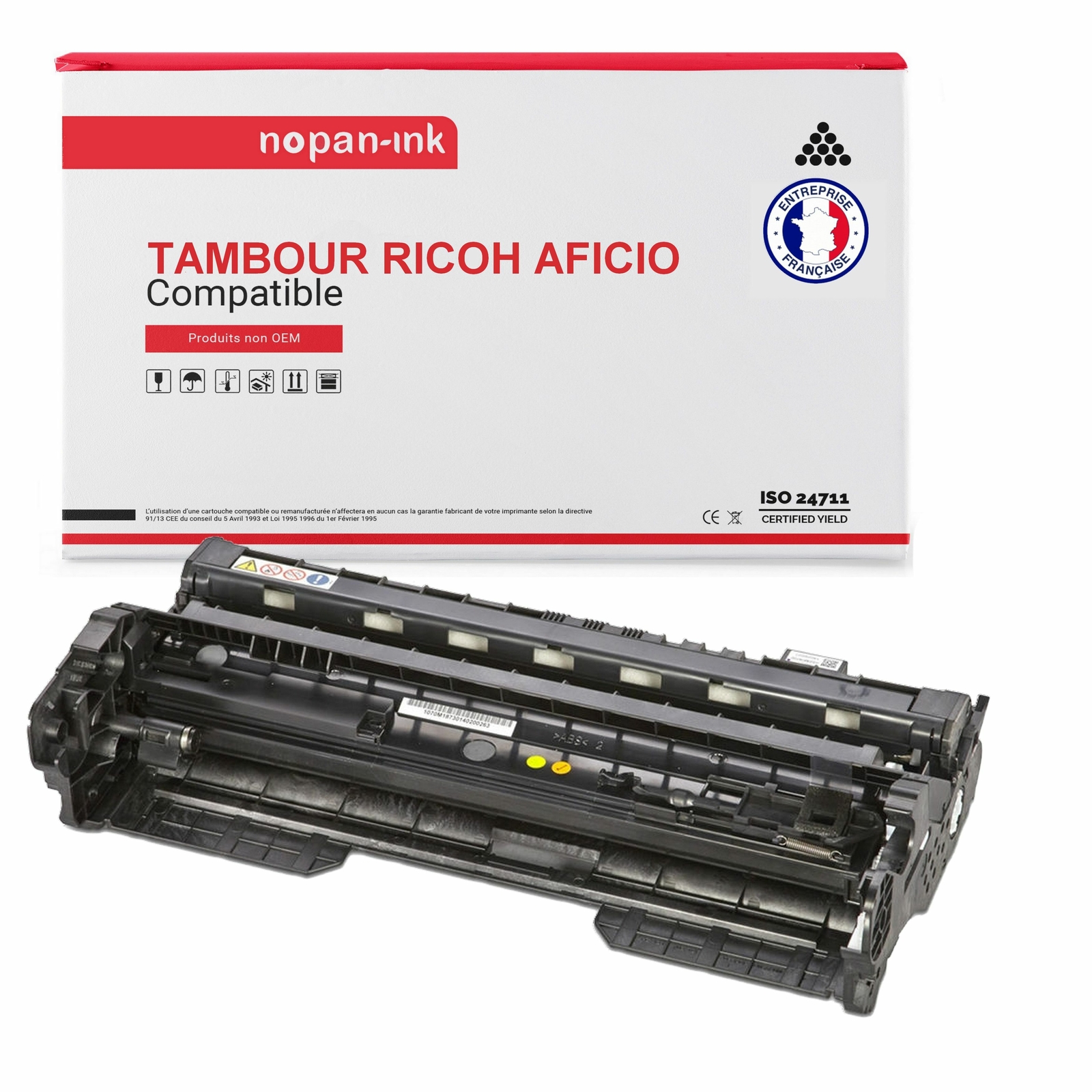 Toner noir RICOH SP6430 407511 compatible pour imprimante laser de secrétariat