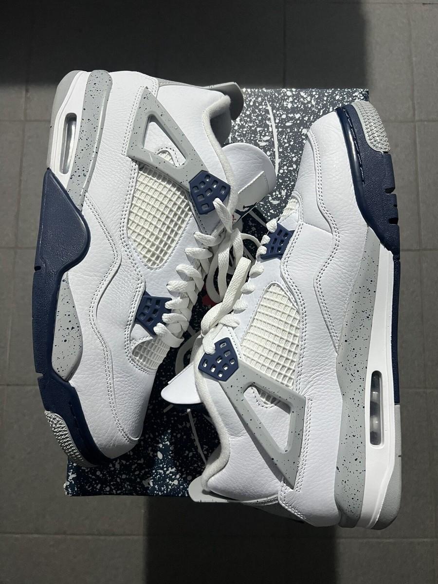 Size 11.5 - Jordan 4 Retro Mid Midnight Navy Nike Air Jordan Retro 4 Midnight Navy Sz 11.5 Men DH6927-140  main image 3