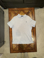 Polo Ralph Lauren Polo Shirt Gray With Logo Pony XL Mens Classic Fit