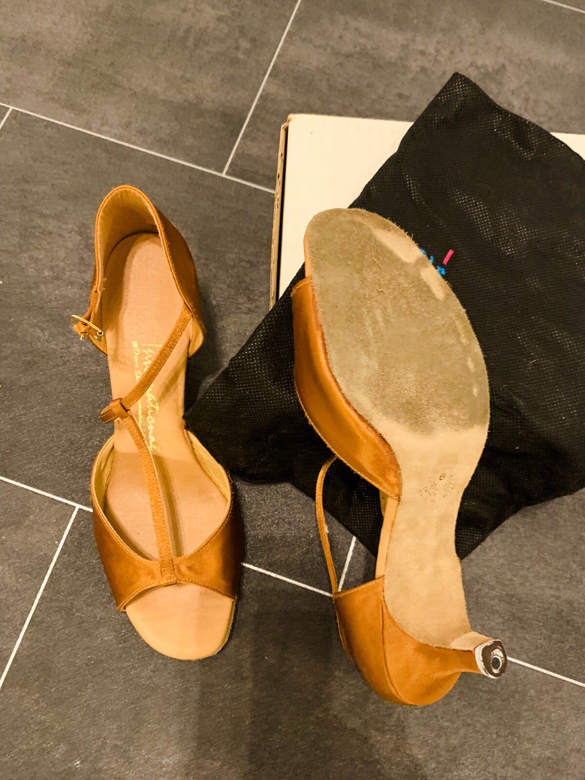 Tanzschuhe Latein International Dance Shoes TanSatin Größe 6