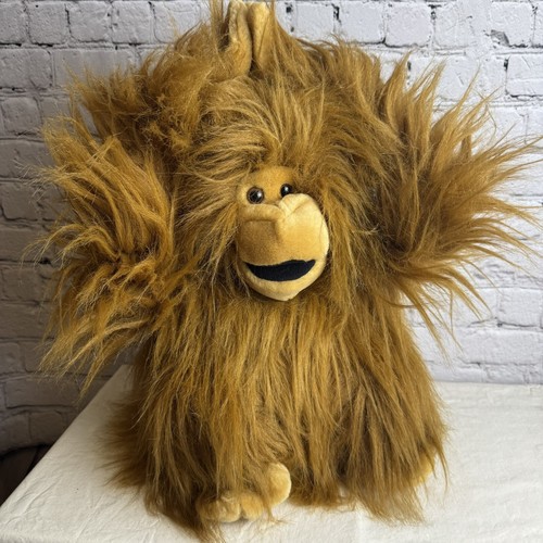 Vintage People Pals sitzender ORANG-UTAN Affe Affe pelzig Plüschtier Stofftier 1992 - Bild 6 von 9