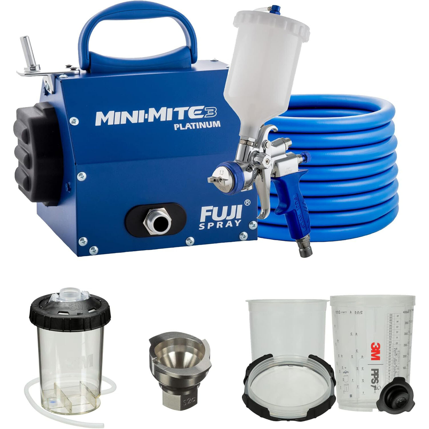 Распылительная система Fuji Spray Mini-Mite 3 PLATINUM с гравитационной подачей HVLP с чашкой на 28 унций 198790₽