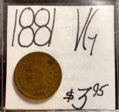 1881 Indian Head Cent VG! ENN Coins