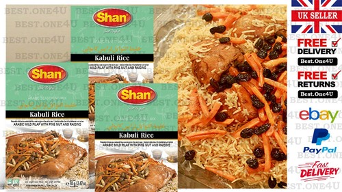 SHAN ARABIC SEASONING MIX MANDHI & SHISH TAOUK+KABSA RICE **UK SELLER** - Picture 26 of 32