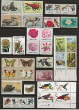 BIRDS, BUTTERFLIES, ANIMALS & FLOWERS 40 BEAUTIES BELOW FACE VALUE!