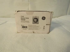 GE 2-pack Heavy-Duty Timer, Grounded Outlets, 24-Hour  Led, CFL Compatible