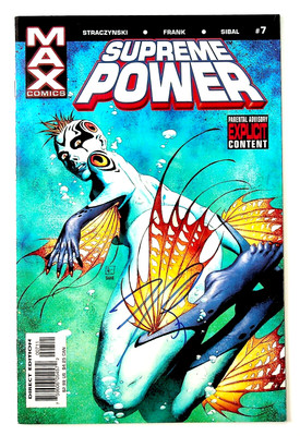 Supreme Power #7 Signed by J Michael Straczynski Marvel Comics