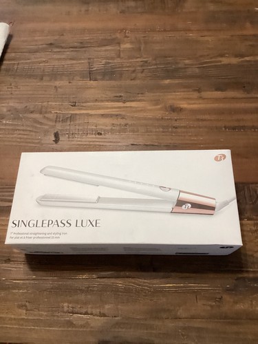 T3 SinglePass Luxe Professional Straightening Flat Iron White 76505 - Picture 6 of 9