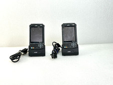 LOT OF 2 Motorola Symbol Pocket PC MC5040 Scanner Docking Battery NO PWR CORD