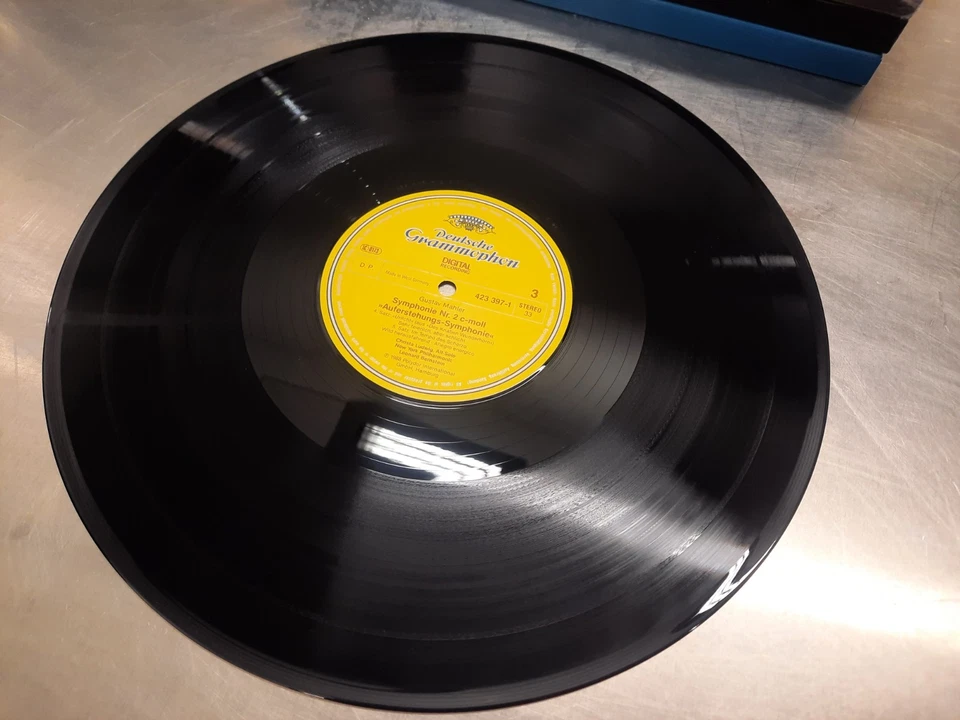 NEAR MINT++ Mahler New York Philharmonic Bernstein Deutsche Grammophon 423 395-1 - Bild 2 von 4