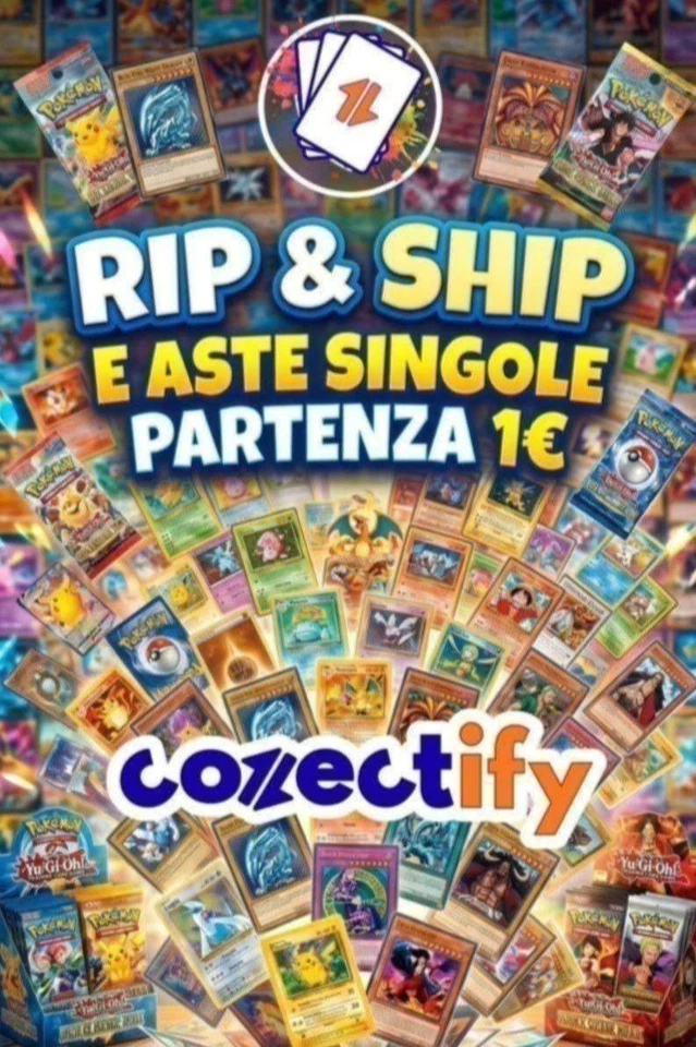 TUTTO ASTE 1€ 🔥 RIP&SHIP E CARTE SINGOLE IN ASTA!
