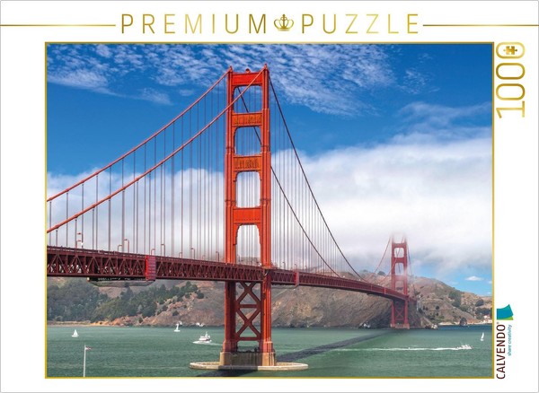 Calvendo Puzzle Golden Gate In San Francisco 1000 Teile Puzzle Quer | 1000 Teile-image