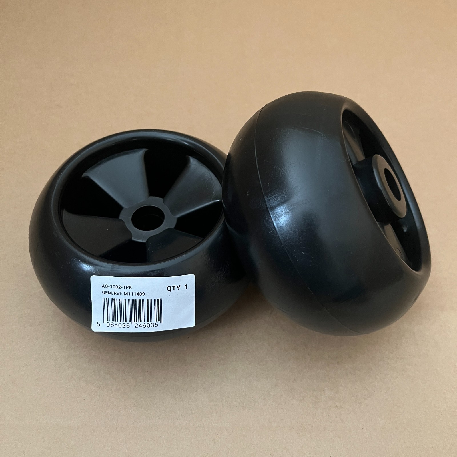 2x Anti scalp Mower Deck Wheel AM116299 fits John Deere 1570 1580 997 X740 X748