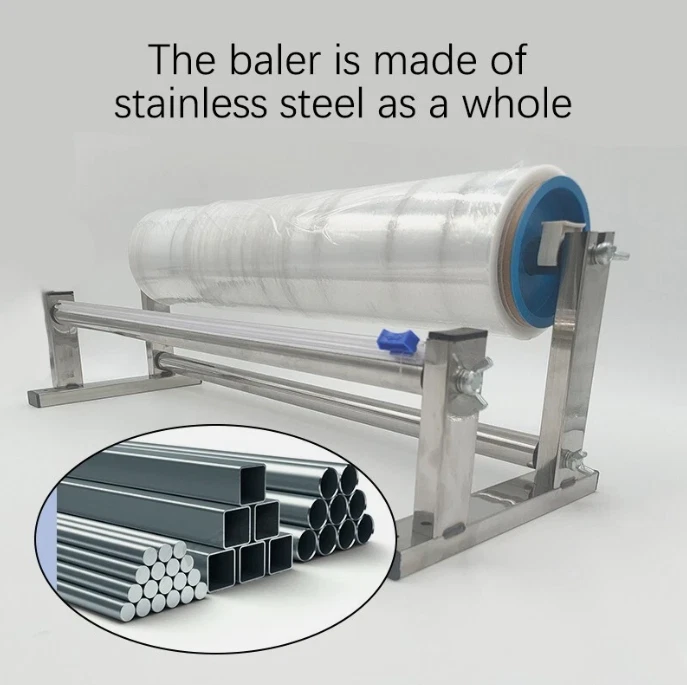 Stainless steel stretch film packaging machine, desktop stretch film distributor - Image 4 of 4