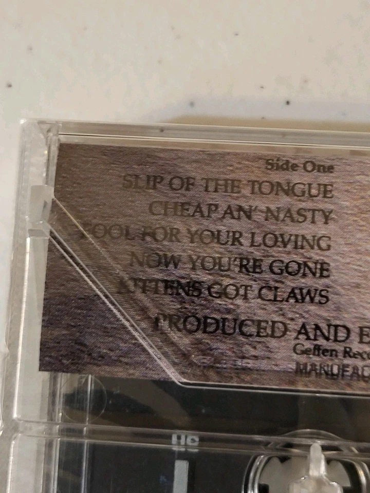 White Snake - Cassette - Slip of The Tongue New And Factory Sealed  - Image 2 of 3