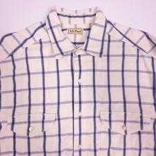 Vintage LL Bean Mens - XL Oversized Shirt Shacket Made In USA - FLAWS