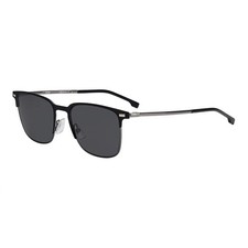 Hugo Boss BOSS 1019/S 0003 00 Matte Black/Grey Blue 54-19-140 Sunglasses New ...