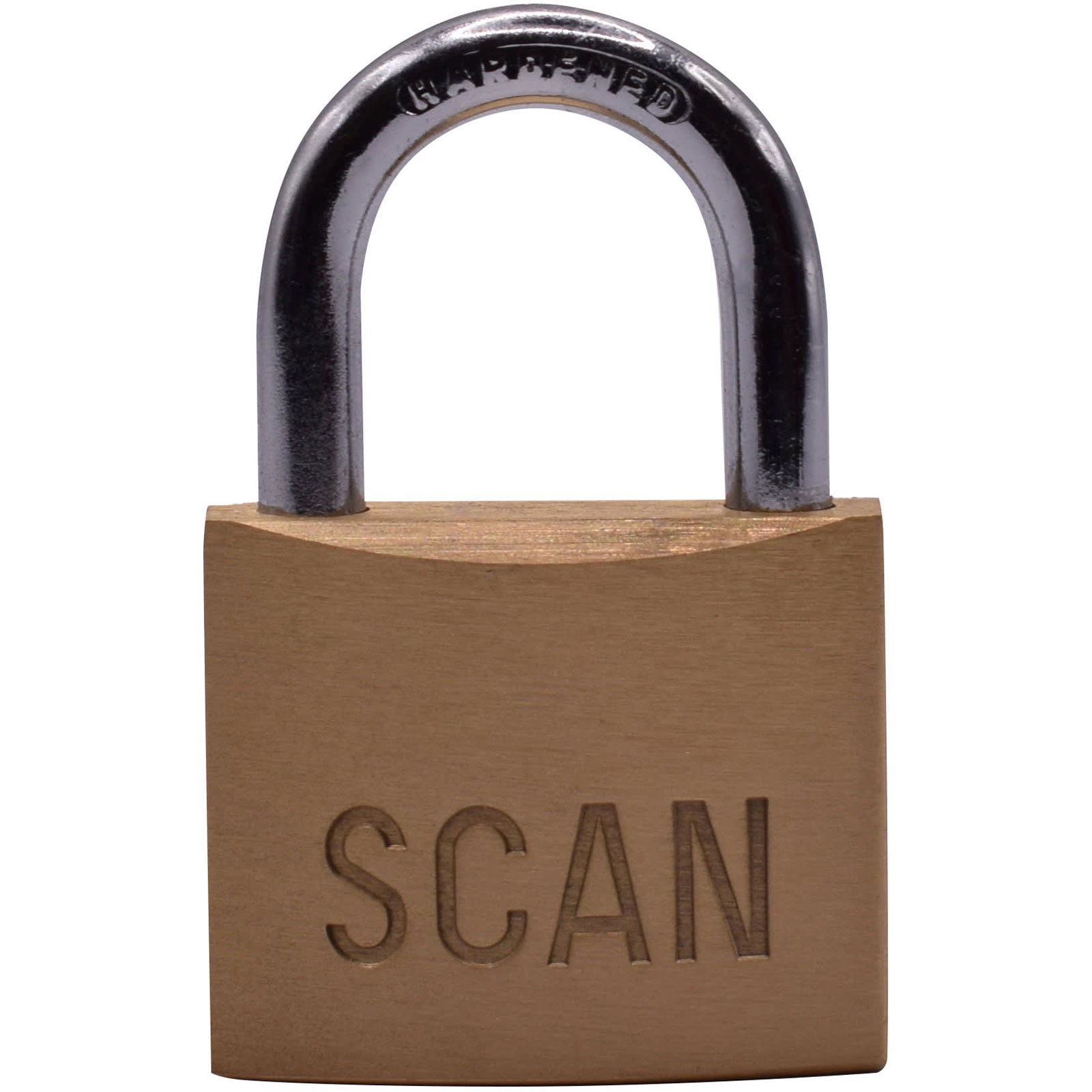 Scan Brass Padlock 40mm