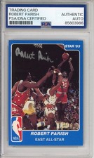 1983 STAR ROBERT PARISH HOF SIGNED TRADING CARD PSA DNA COA CERTIFIED AUTOGRAPH