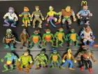 Vintage TMNT Teenage Mutant Ninja Turtles Lot Of 19 Loose Figures