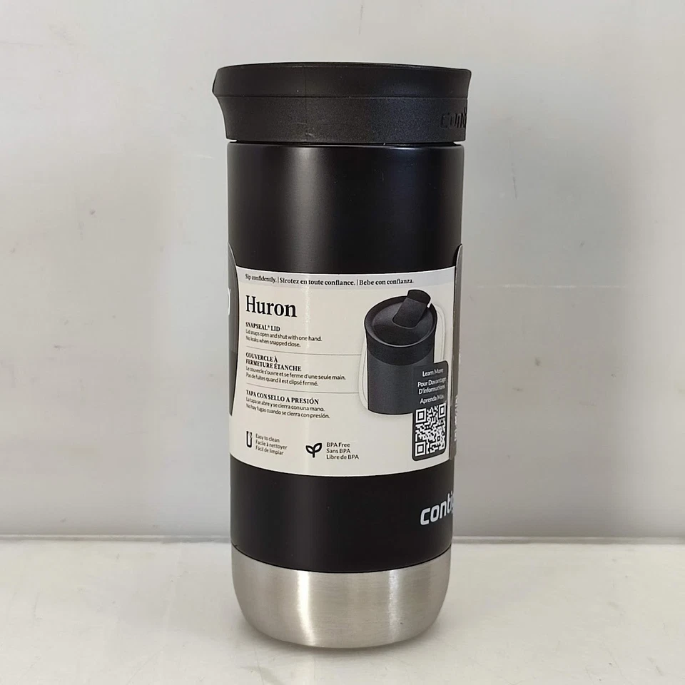 Vaso de viaje Contigo de acero inoxidable 16 fl oz tapa a prueba de fugas aislada al vacío Foto 2 de 4