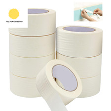 8 PCS Painting Tape, 50M X 50MM Self-Adhesive Painters Tape, Low Tack Masking T