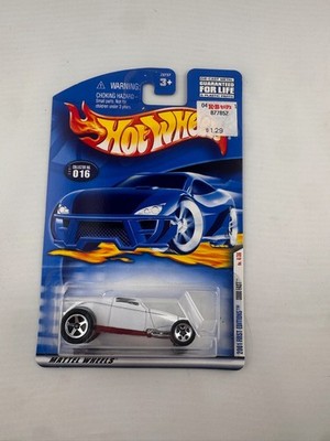 Hot Wheels SOOO FAST 2001 First Editions Diecast Sports Car Silver Red