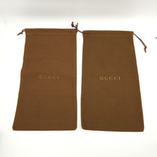 GUCCI DUST Bags Lot of 2 Brown 8 x 15