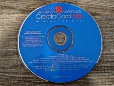 American Greetings CreataCard SE Special Edition PC CD-ROM 1997 for Windows 95
