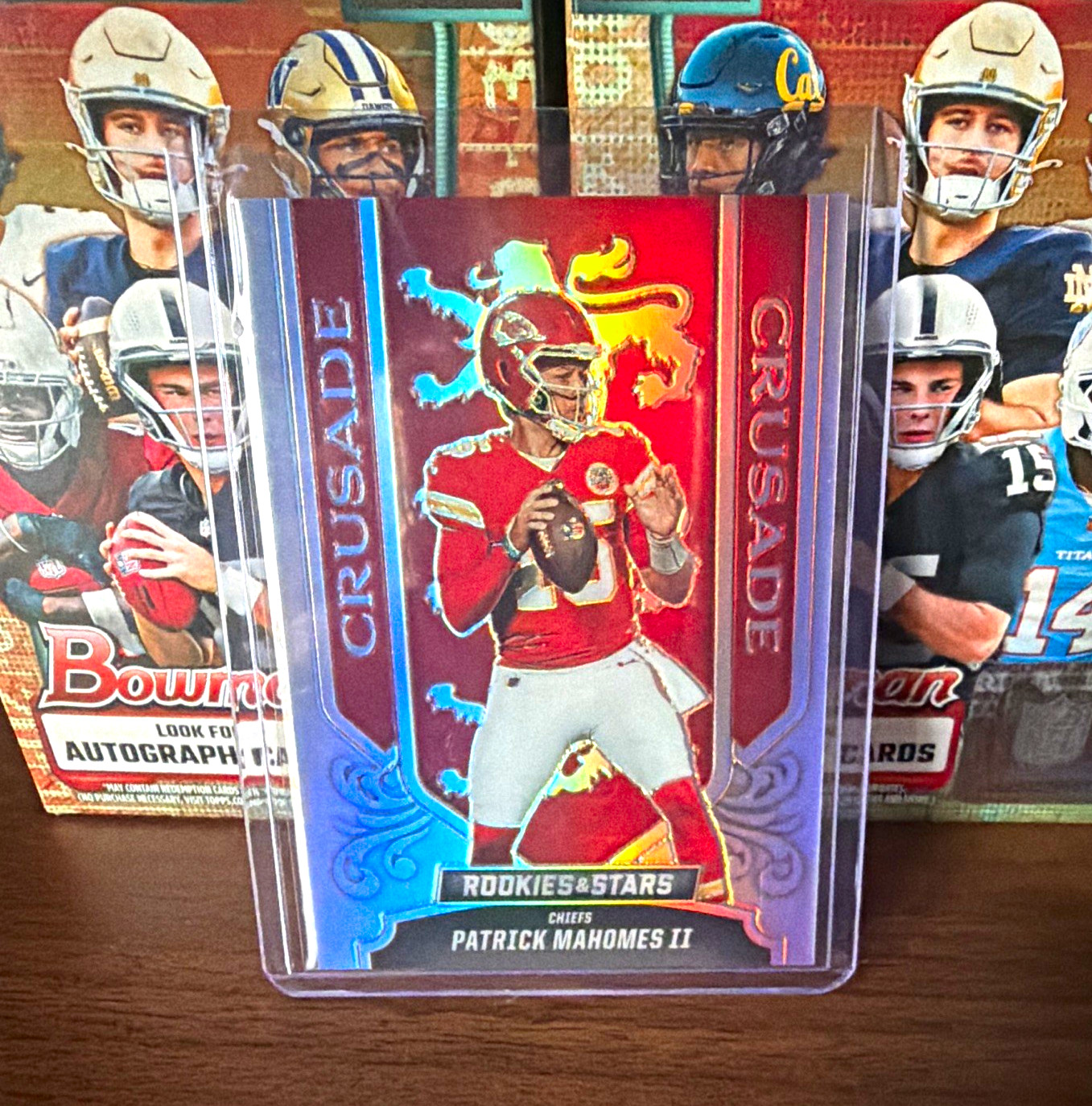 2023 Rookies & Stars Patrick Mahomes II Chiefs Crusade Prizm #CR-15
