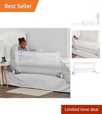 Toddler Safety Bed Rail with Swing Down Feature - Ideal for Sleep Transitions