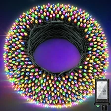 1500 LED 470FT Christmas String Lights Outdoor, 12 Pro Modes and Timer Memory & 