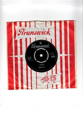 BRENDA LEE - I WONDER / MY WHOLE WORLD IS FALLING DOWN. UK ORIG 7'' & CO/SL. VG+
