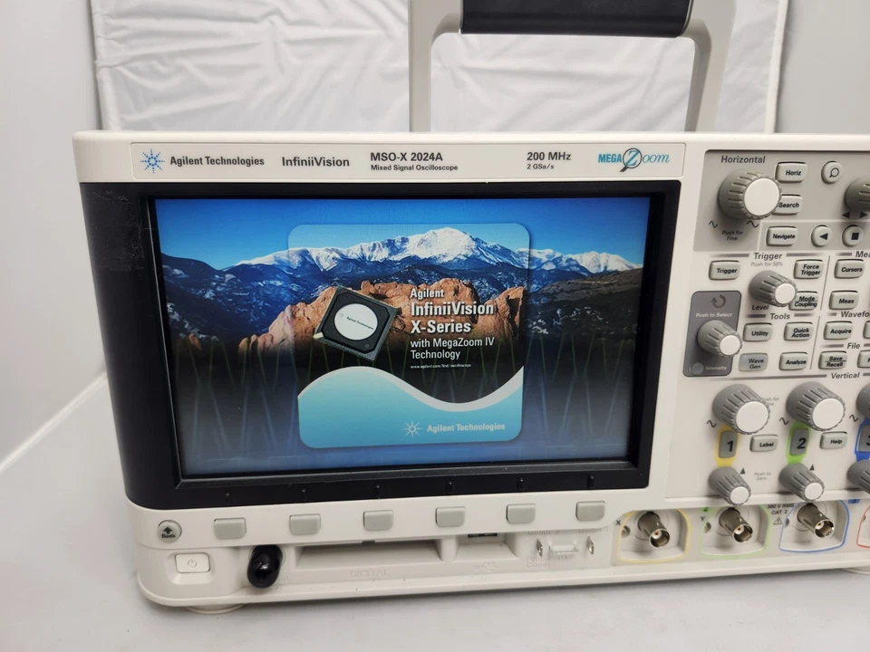 Agilent InfiniiVision MSOX2024A 200MHz Mixed Signal Oscilloscope - Image 3 of 4