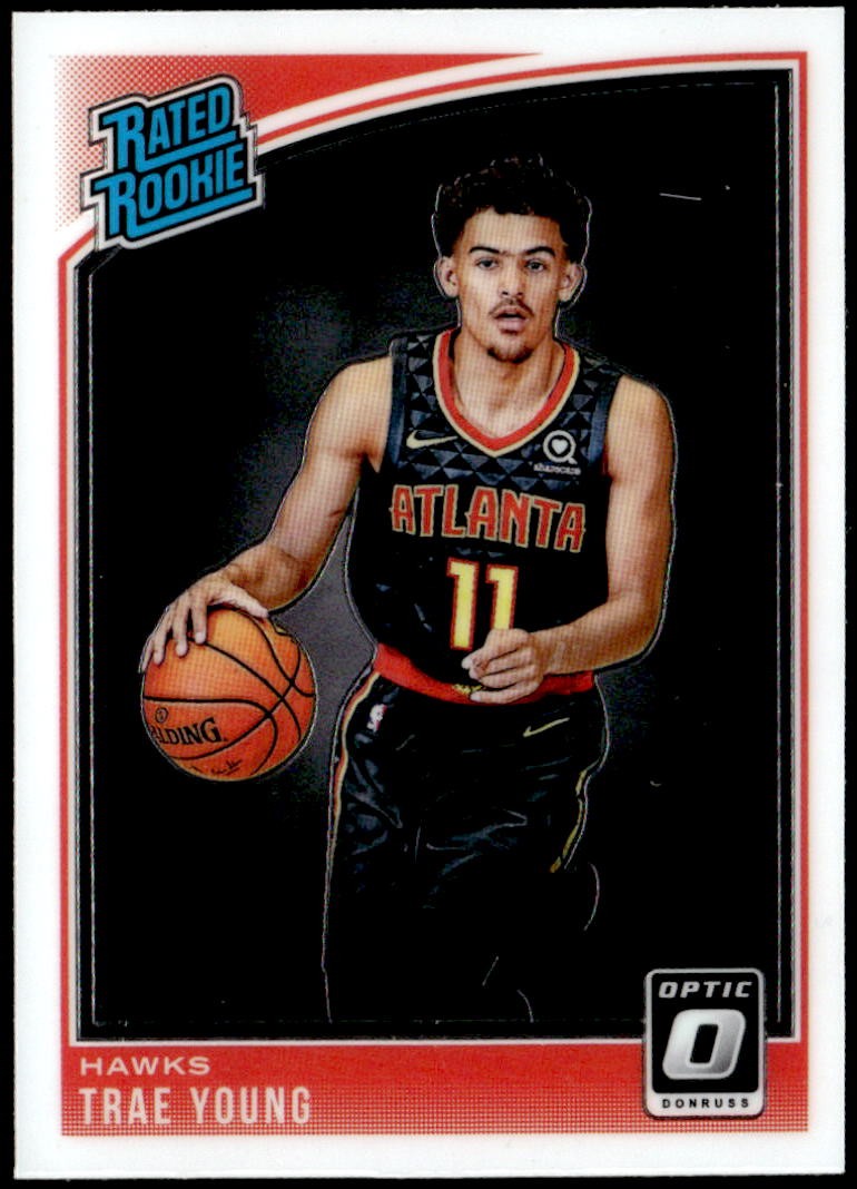 2018-19 Donruss Optic #198 Trae Young Rated Rookie E1