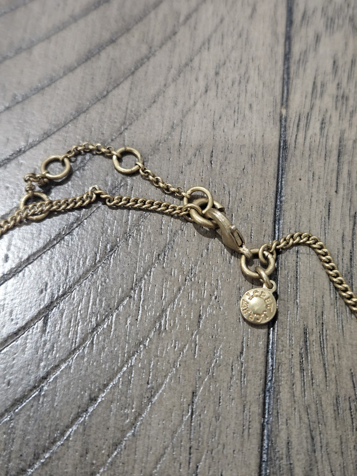 J Crew Necklace Chunky Clear Rectangular Glass Ch… - image 7