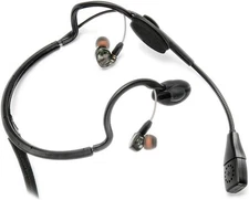 Point Source Audio Dual In Ear Intercom Headset Microphone 4 Pin Female XLR