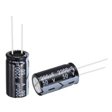 2200uF 50V 16x30mm Electrolytic Capacitor, Aluminum Capacitors, 12Pcs