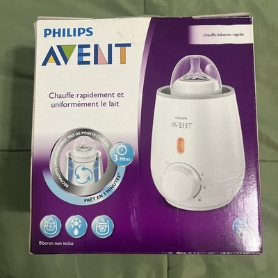 NEW - Philips AVENT Fast Baby Bottle Warmer SCF355/00 Quick Even Warm Defrost