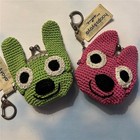 Rare HOOPS & YOYO Crochet COIN PURSE Keychain Lot 2 w/ Original Tags HALLMARK — photo 1