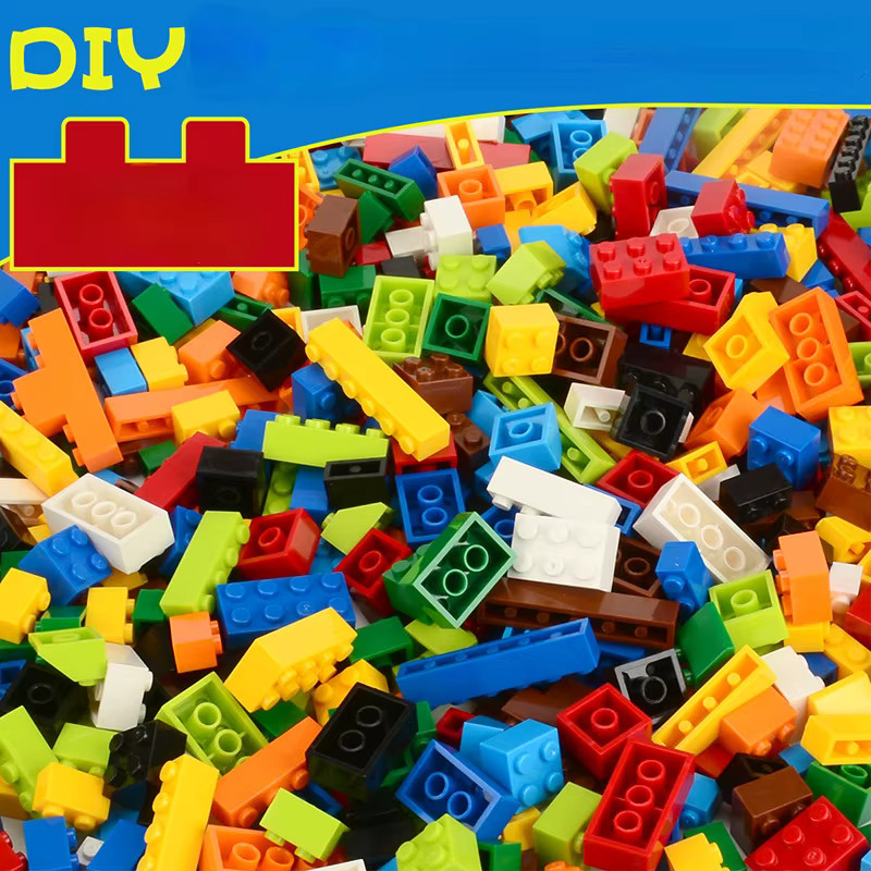 Blocchi costruzione creativi 300 pezzi ABS educativi bambini foto 4