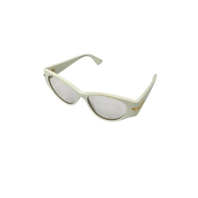 Bottega Veneta White Gold Sunglasses Used From Japan
