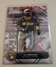 2022 Bowman Sterling CJ Abrams RC Rookie #BSR-36 Padres