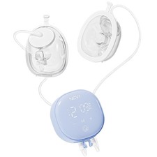 NCVI Wearable Breast Pump Hands Free, 21/24mm Flange, Portable Breastfeeding