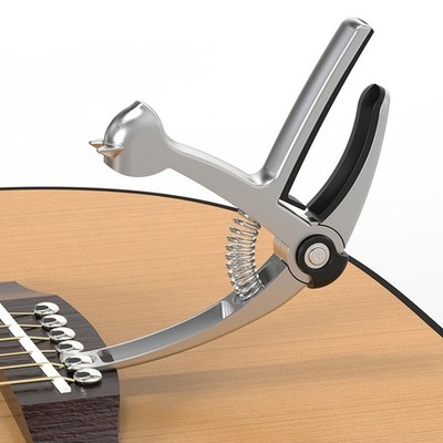 Stromlinienförmiges 5 in 1 Gitarren-Kapoo-Werkzeug mit Steg-Pin-Entferner und S