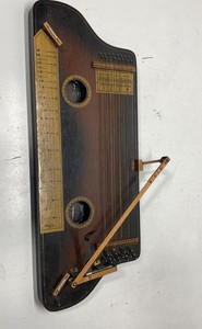 Vintage Tremoloa Zither Lap Harp Manufacturers Advertising Co Jersey City NJ